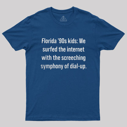 Florida 90s Kids Retro Internet Memorabilia T-Shirt