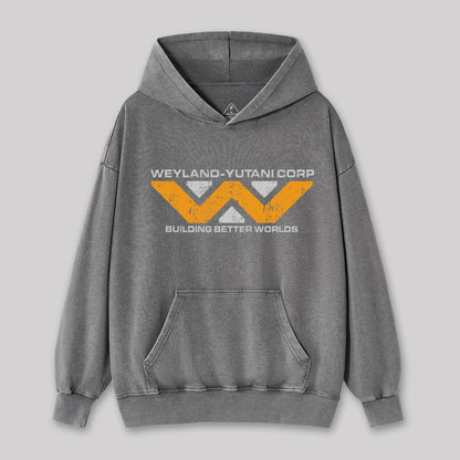 Weyland yutani Corp Washed Hoodie