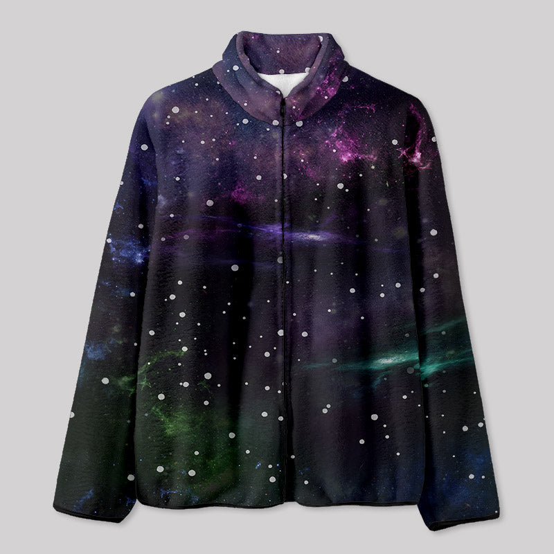 Beautiful Nebula Outer Space Fleece Jacket