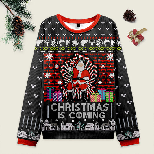 Game of Thrones Black Ugly Christmas Sweater