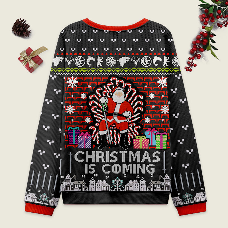 Game of Thrones Black Ugly Christmas Sweater