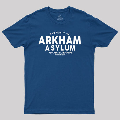 Arkham Asylum Psychiatric Hospital Geek T-Shirt