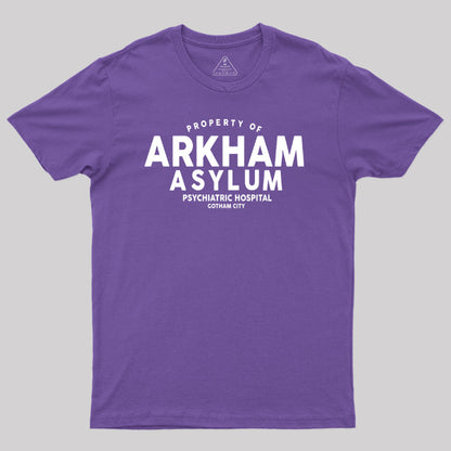 Arkham Asylum Psychiatric Hospital Geek T-Shirt