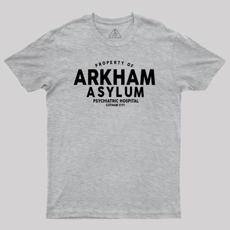 Arkham Asylum Psychiatric Hospital Geek T-Shirt