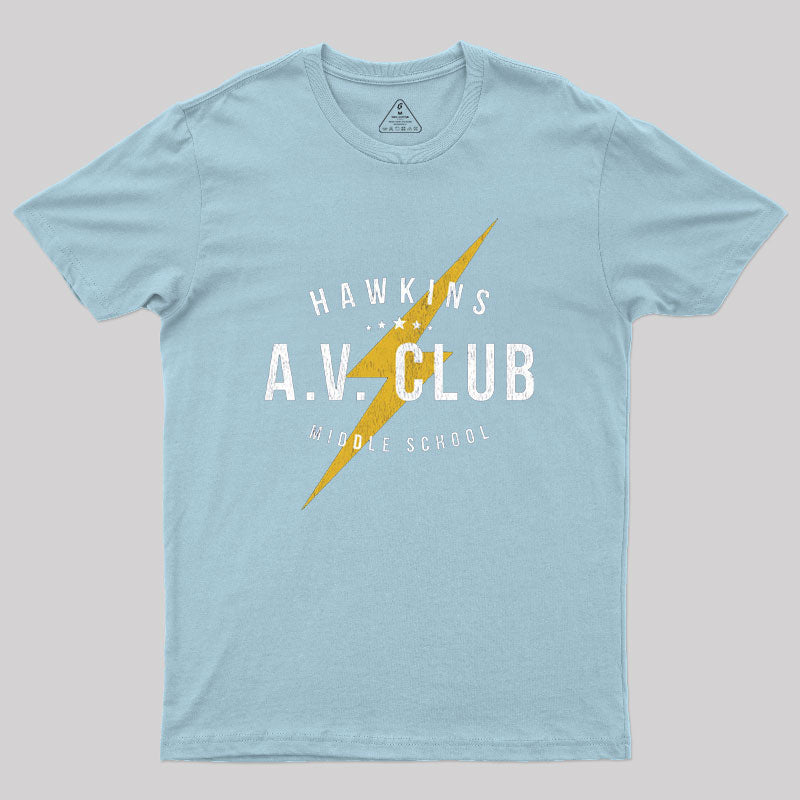 Hawkins A.V. Club Geek T-Shirt