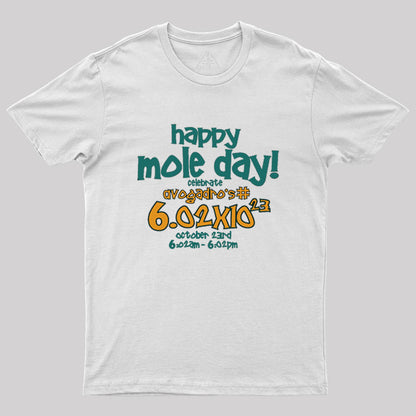 Happy Mole Day Geek T-Shirt