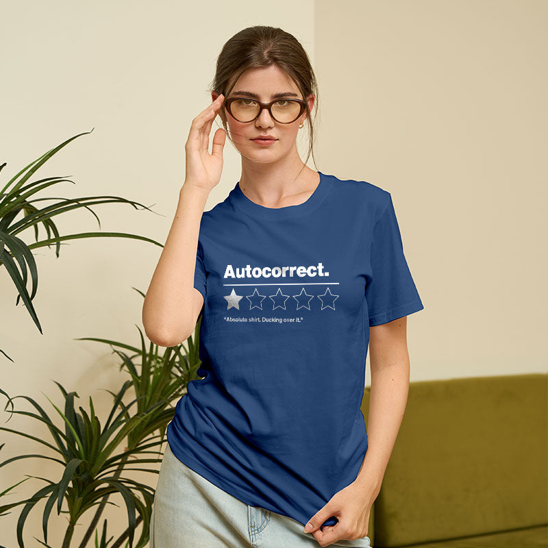 Autocorrect Ducking Over It Geek T-Shirt