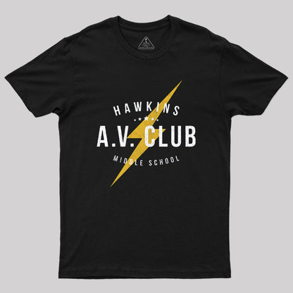 Hawkins A.V. Club Geek T-Shirt