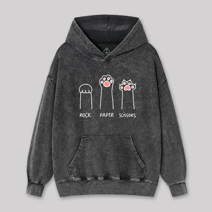 Cat Paw Washed Hoodie