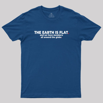 The Earth is Flat Geek T-Shirt