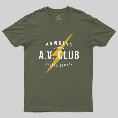 Hawkins A.V. Club Geek T-Shirt