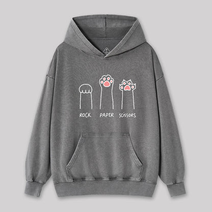 Cat Paw Washed Hoodie