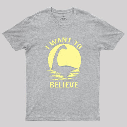 Believe in Nessie Geek T-Shirt