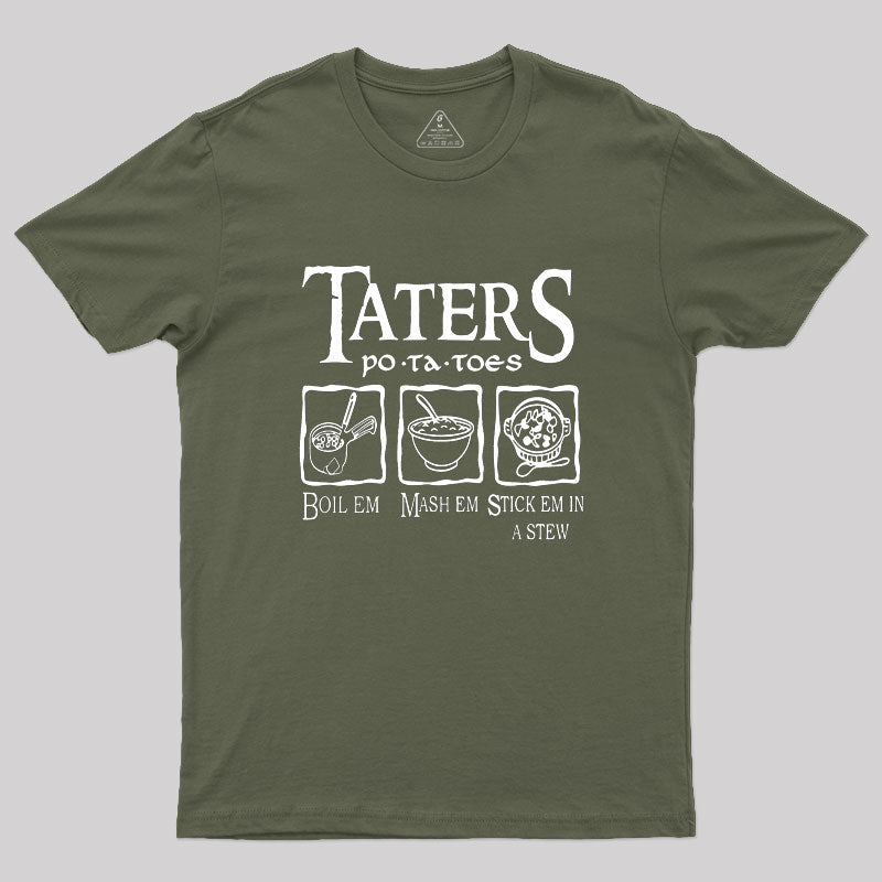 Taters Potatoes Geek T-Shirt