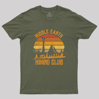 Middle Earth Hiking Club Geek T-Shirt