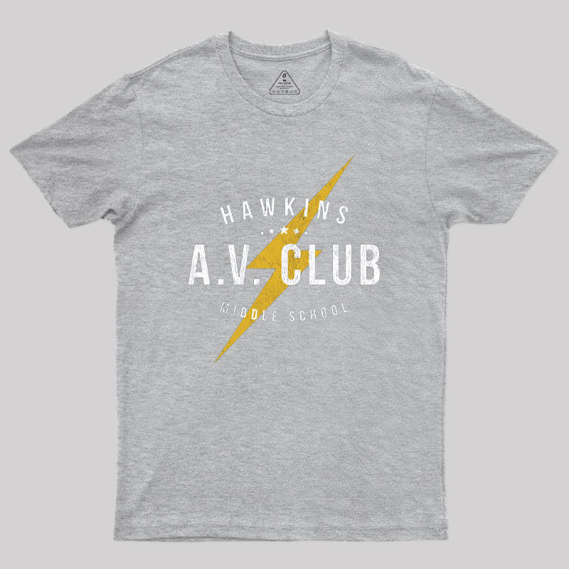 Hawkins A.V. Club Geek T-Shirt