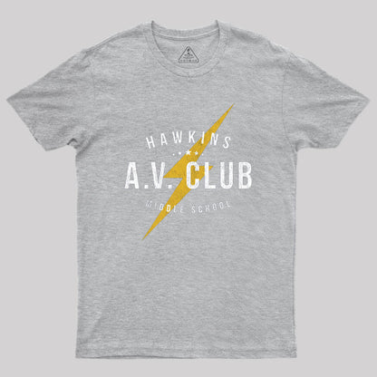 Hawkins A.V. Club Geek T-Shirt