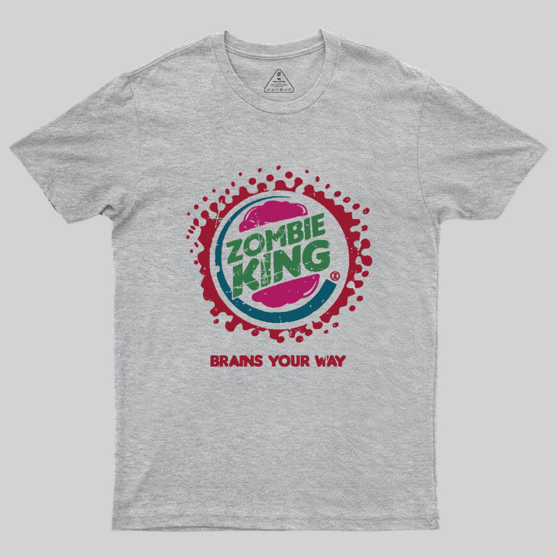 Zombie King Geek T-Shirt