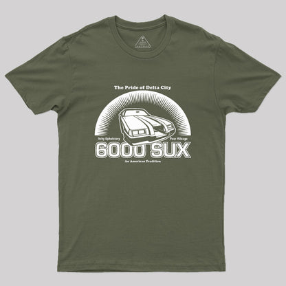 6000 SUX (White Print) Geek T-Shirt