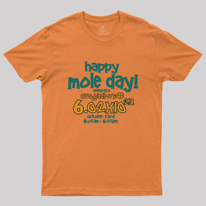 Happy Mole Day Geek T-Shirt