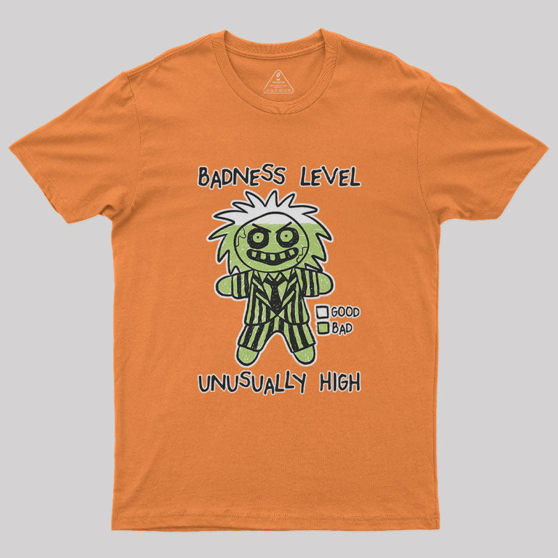 BJ Badness Level Geek T-Shirt