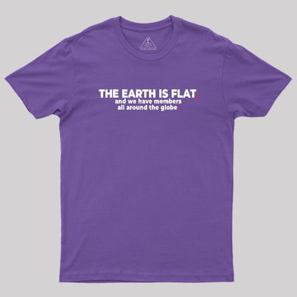 The Earth is Flat Geek T-Shirt