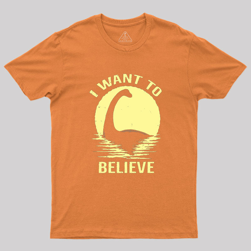 Believe in Nessie Geek T-Shirt