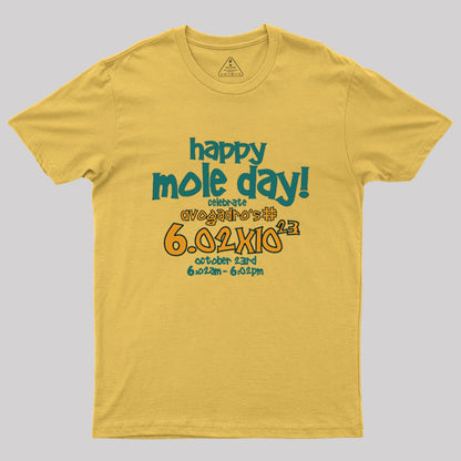 Happy Mole Day Geek T-Shirt