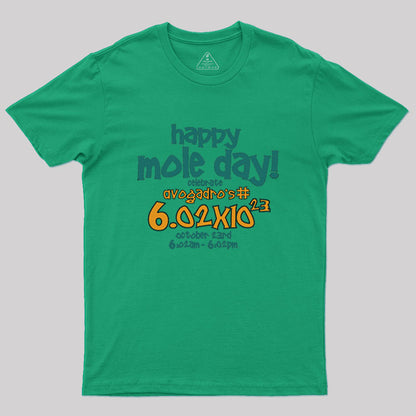 Happy Mole Day Geek T-Shirt