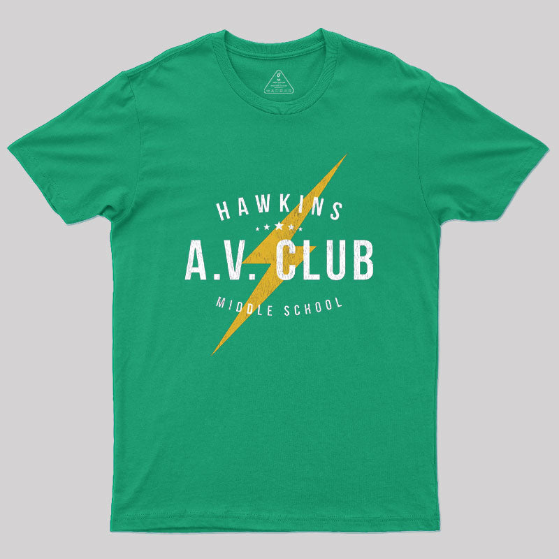 Hawkins A.V. Club Geek T-Shirt