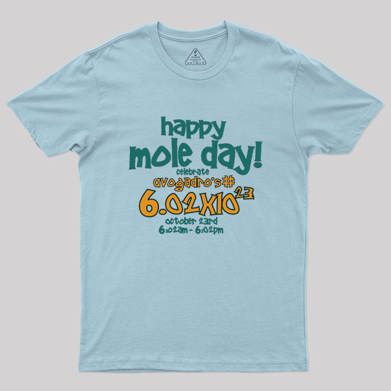 Happy Mole Day Geek T-Shirt