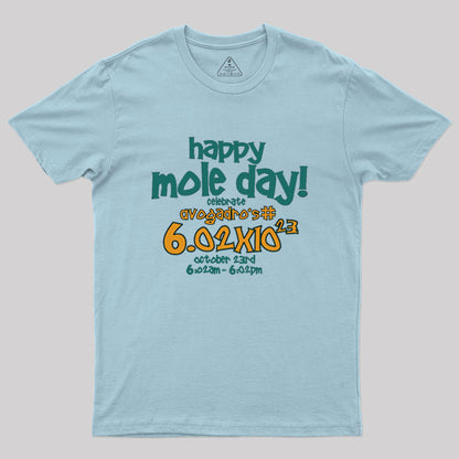 Happy Mole Day Geek T-Shirt