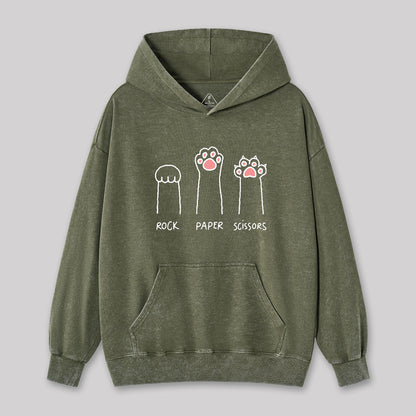 Cat Paw Washed Hoodie