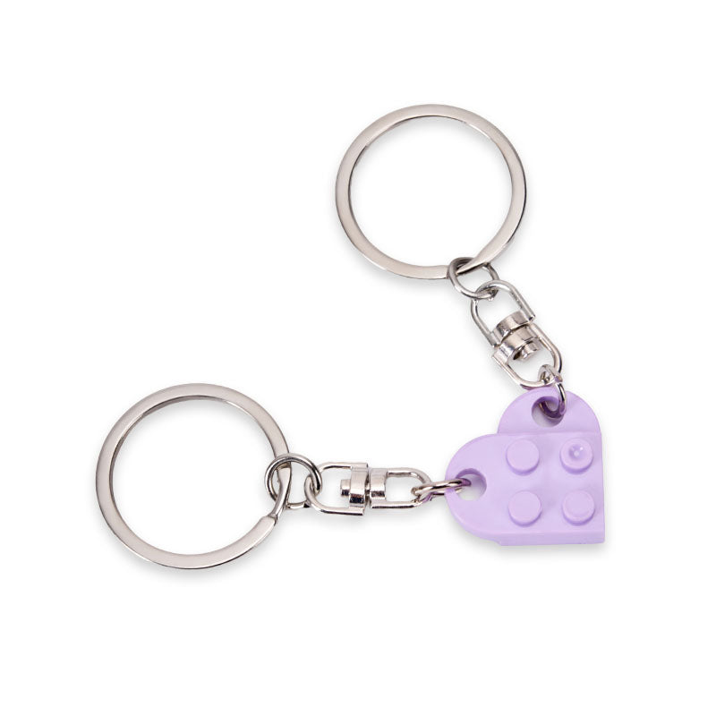 Building Blocks Love Keychain