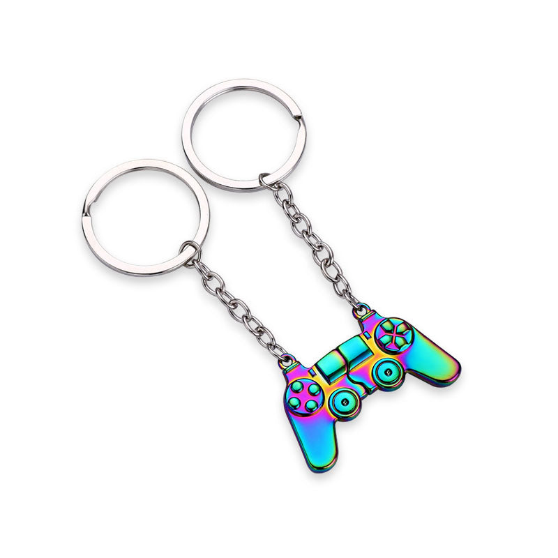 Gamepad Stainless Steel Spliced Keychain