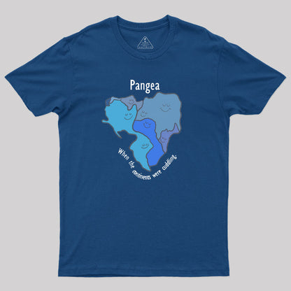 Pangea Continents Cuddling T-Shirt