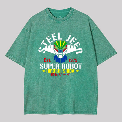 The 3rd Super Robot Geek Washed T-shirt