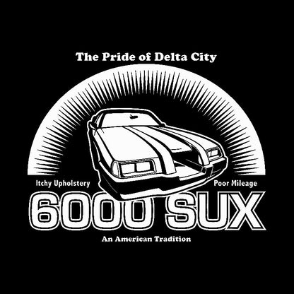 6000 SUX (White Print) Geek T-Shirt