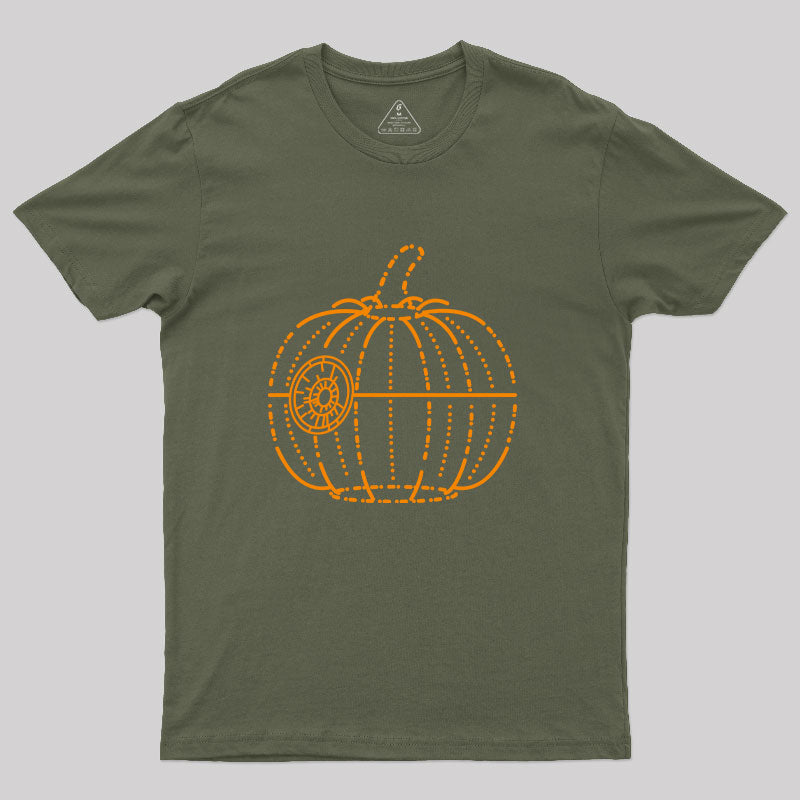 Pumpkin Death Star Halloween T-Shirt