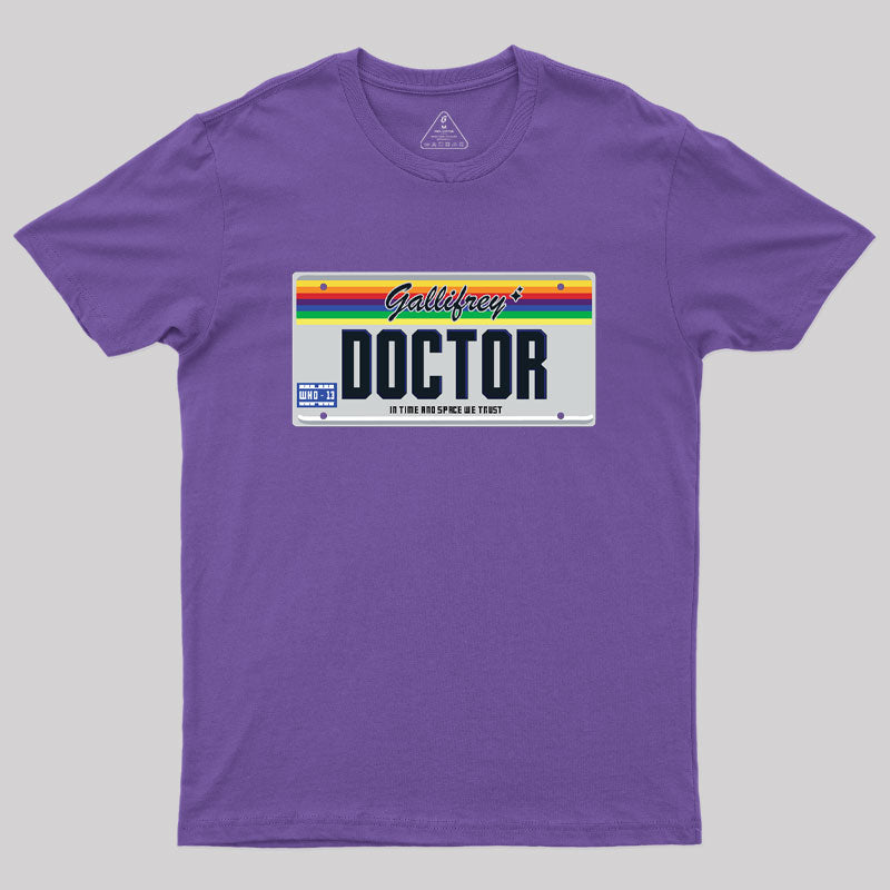 TARDIS and Registration T-Shirt