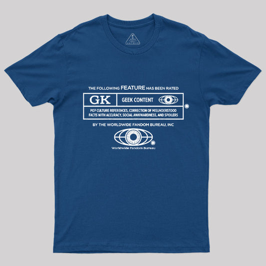 Rated Geek T-Shirt