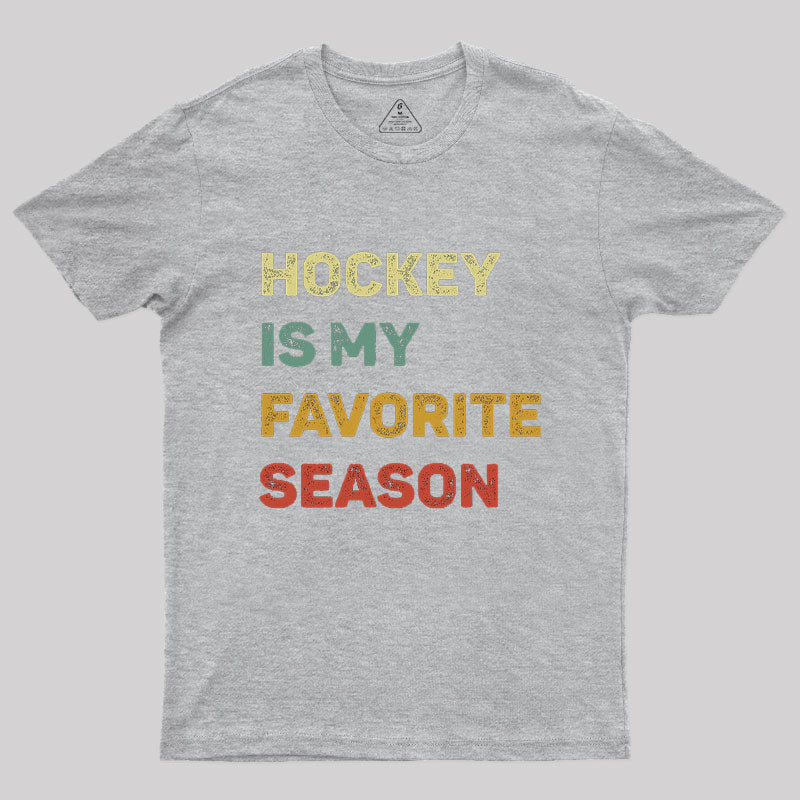 Hockey Is My Favorite Season Retro T-Shirt