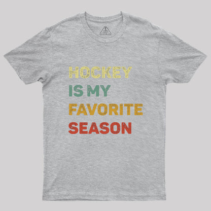 Hockey Is My Favorite Season Retro T-Shirt