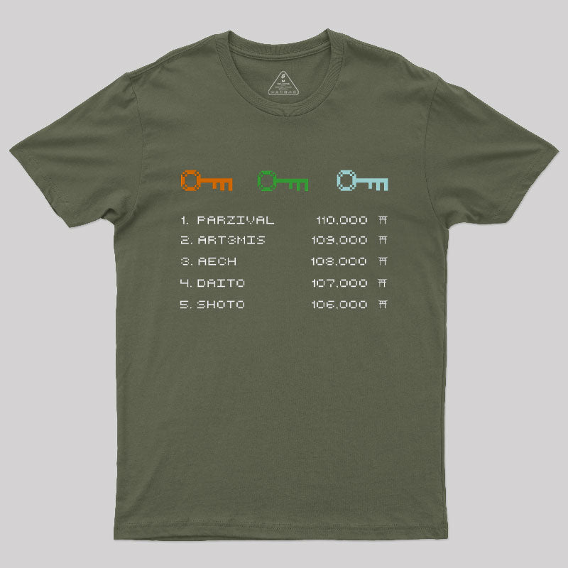 Ready Player One Leaderboard T-Shirt