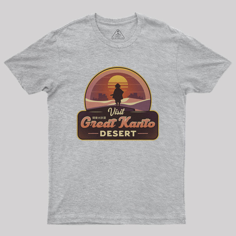 Visit Great Kanto Desert Nerd T-Shirt