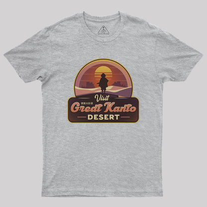 Visit Great Kanto Desert Nerd T-Shirt