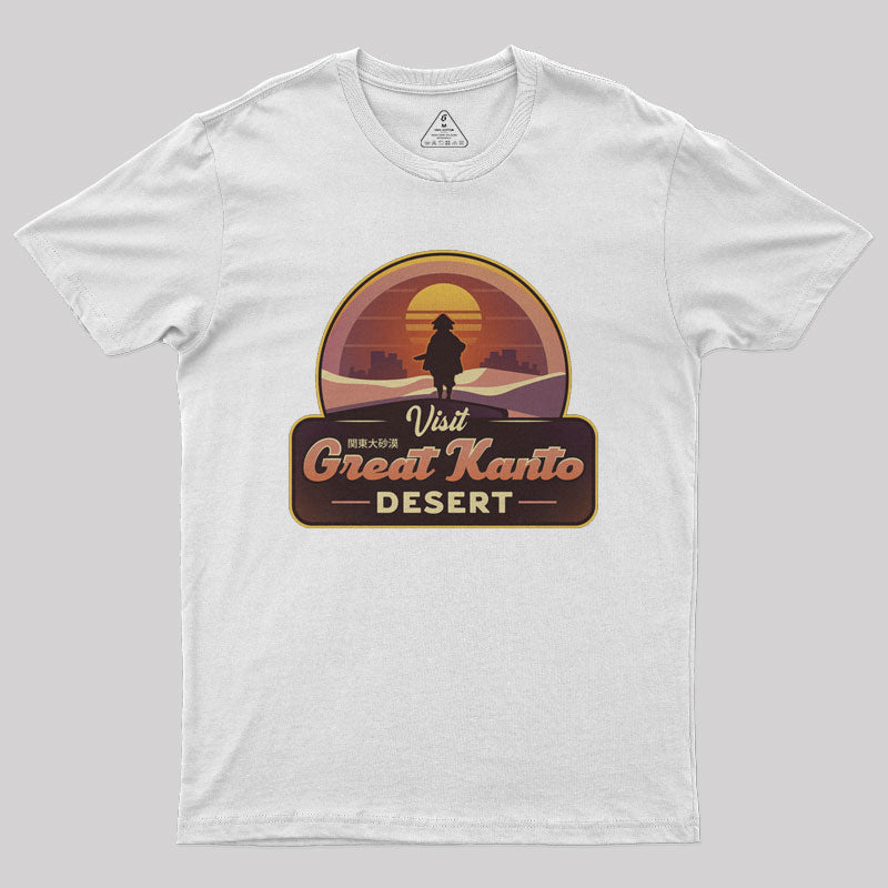 Visit Great Kanto Desert Nerd T-Shirt