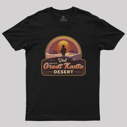 Visit Great Kanto Desert Nerd T-Shirt