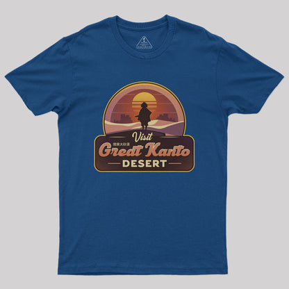 Visit Great Kanto Desert Nerd T-Shirt