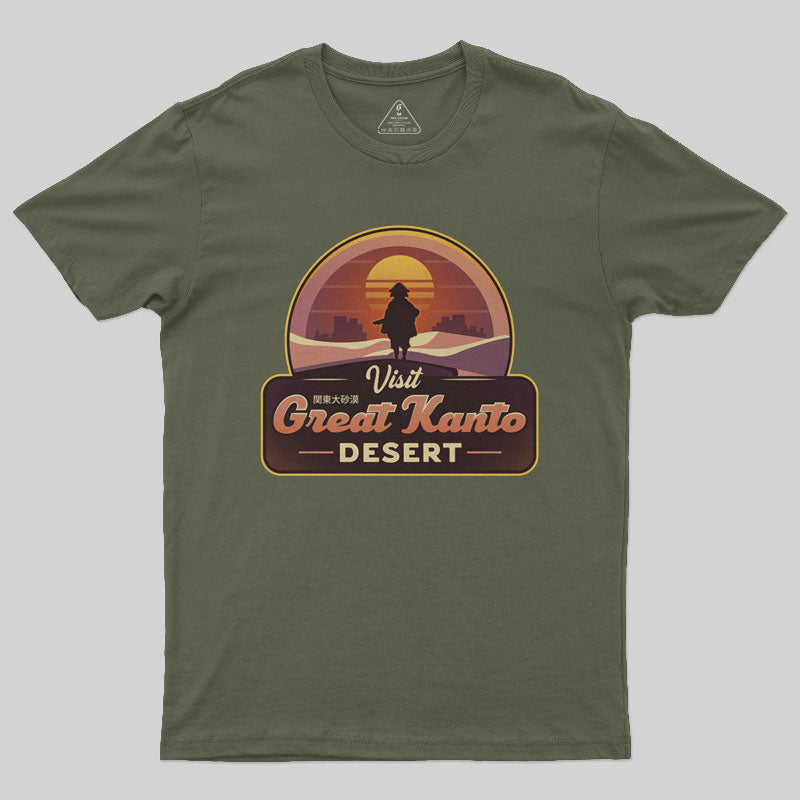 Visit Great Kanto Desert Nerd T-Shirt